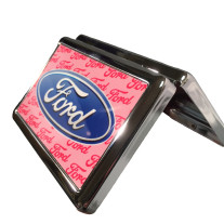 Pink Ford Business Card Holder side view